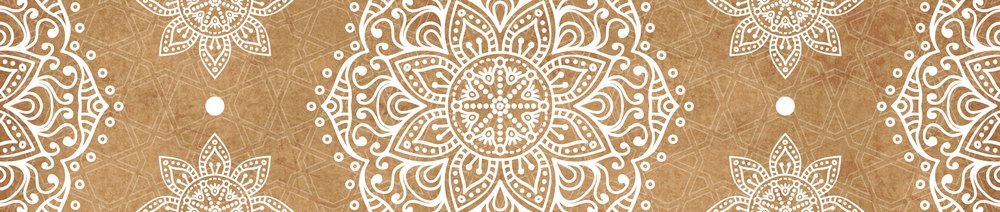 Golden Lanterns — the dining-table runner, 250 × 50 cm