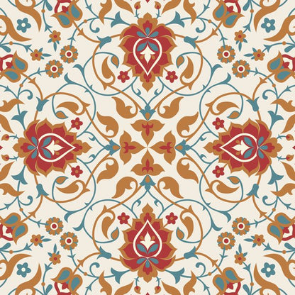Ottoman Garden — cushion 1 of 3, the printed design