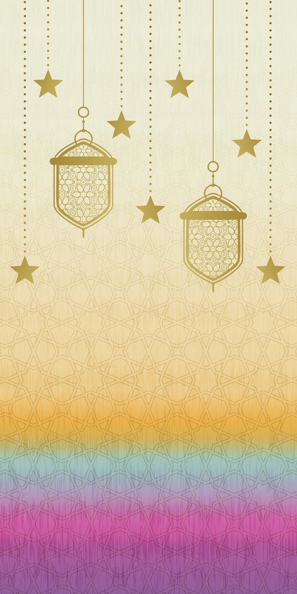 Ombre Lanterns — the left curtain panel