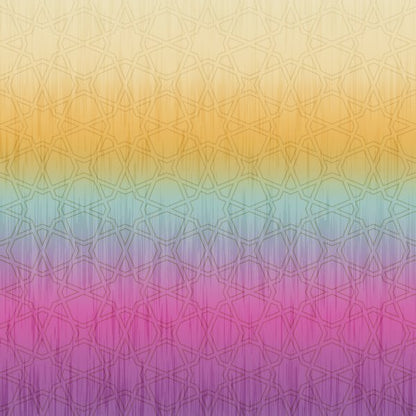Ombre Lanterns — cushion 1 of 3, the printed design