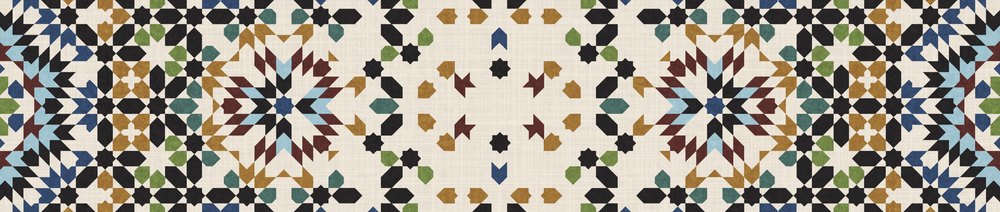 Mosaic Confetti — the dining-table runner, 250 × 50 cm