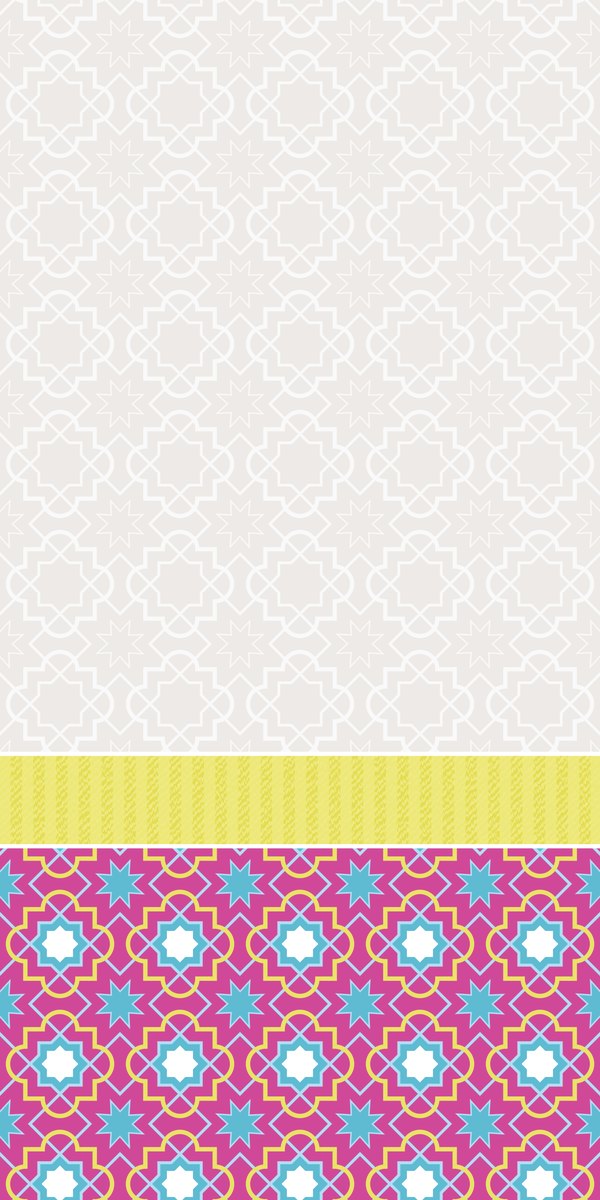 Pink & Lime Stars — the left curtain panel