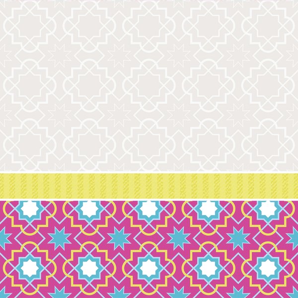 Pink & Lime Stars — cushion 3 of 3, the printed design
