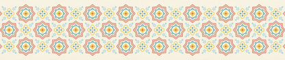 Pastel Lanterns — the dining-table runner, 250 × 50 cm