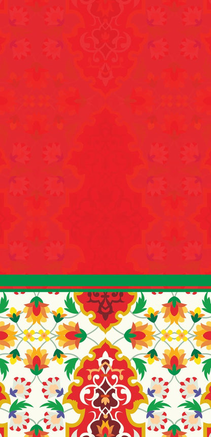 Red Tulip — the right curtain panel