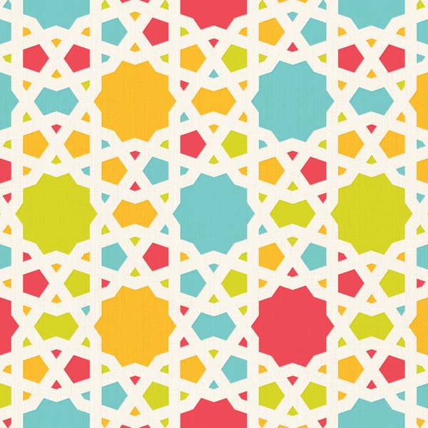 Turquoise Confetti — cushion 2 of 3, the printed design