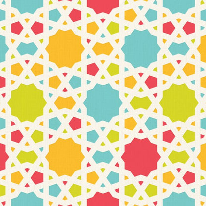 Turquoise Confetti — cushion 2 of 3, the printed design