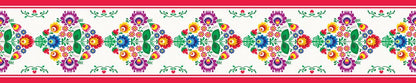Festive Florals — the dining-table runner, 250 × 50 cm