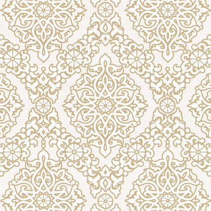 Ivory Arabesque — cushion 3 of 3, the printed design