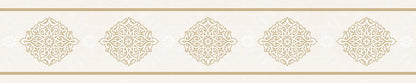 Ivory Arabesque — the dining-table runner, 250 × 50 cm