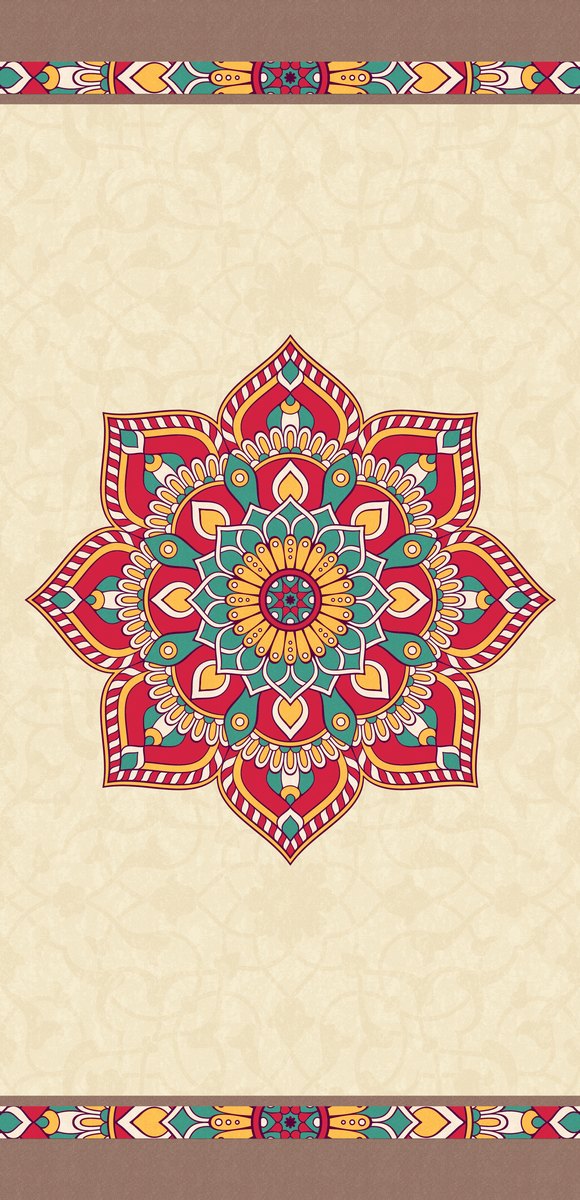 ماندالا بوهيمية — لوحة الستارة اليسرى