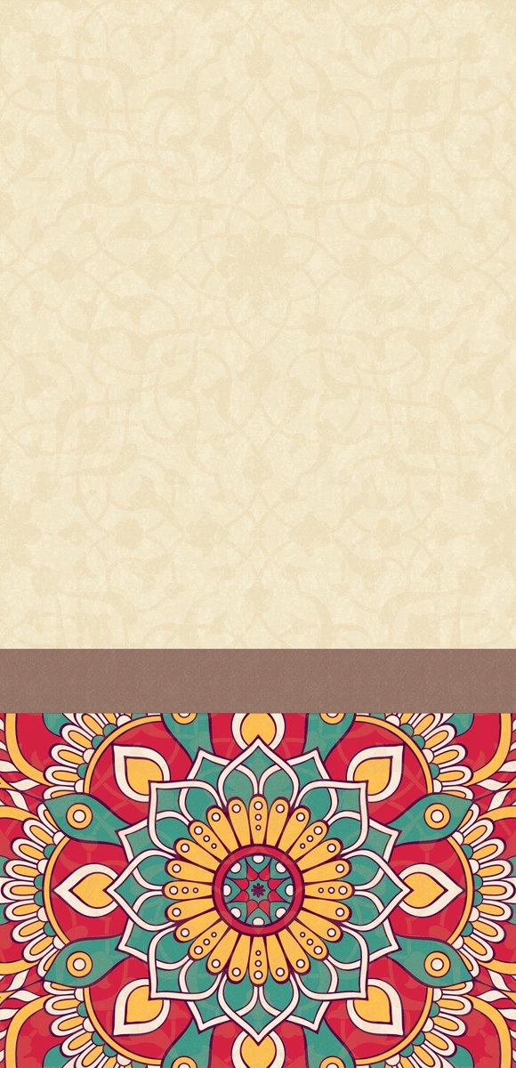 ماندالا بوهيمية — لوحة الستارة اليمنى