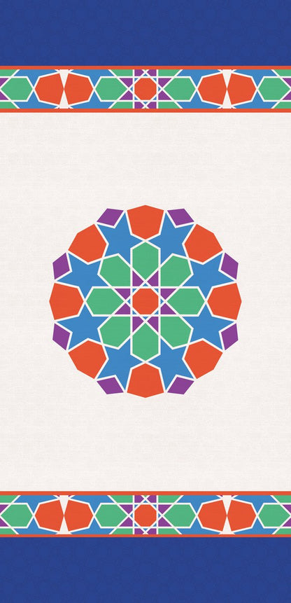 Rainbow Star — the left curtain panel