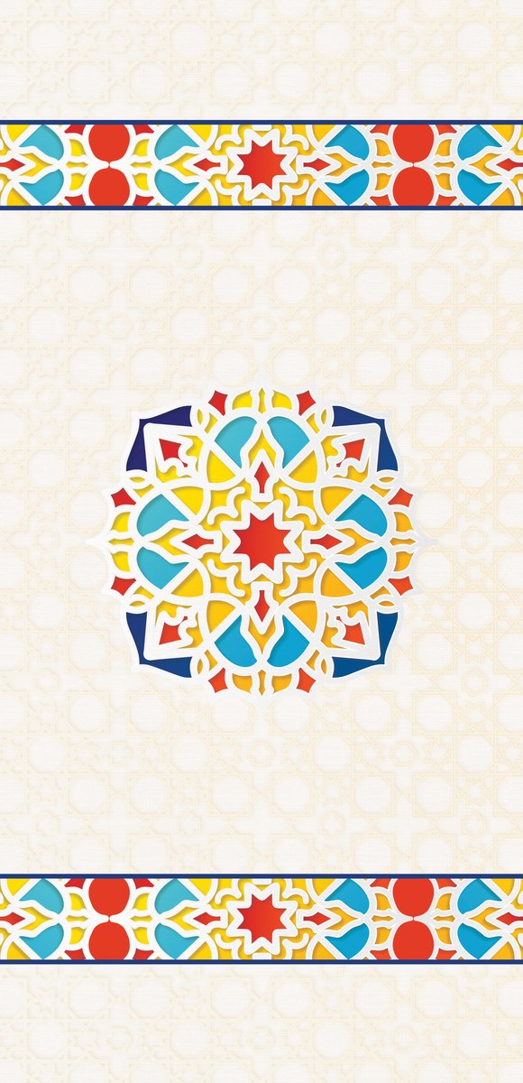 Festive Mandala — the right curtain panel
