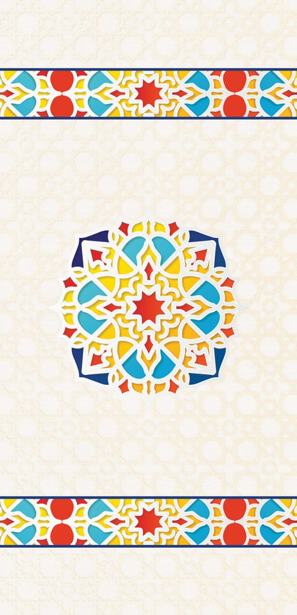 Festive Mandala — the right curtain panel
