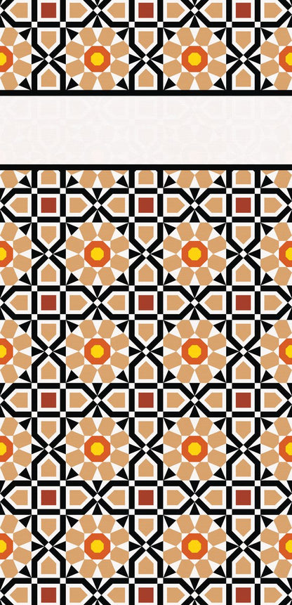 Mashrabiya Lattice — the right curtain panel