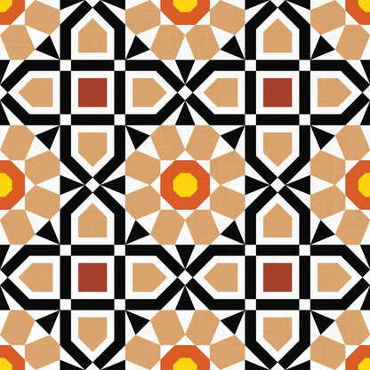 Mashrabiya Lattice — cushion 1 of 3, the printed design