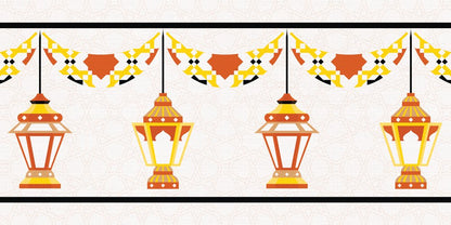 Mashrabiya Lattice — the coffee-table runner, 100 × 50 cm
