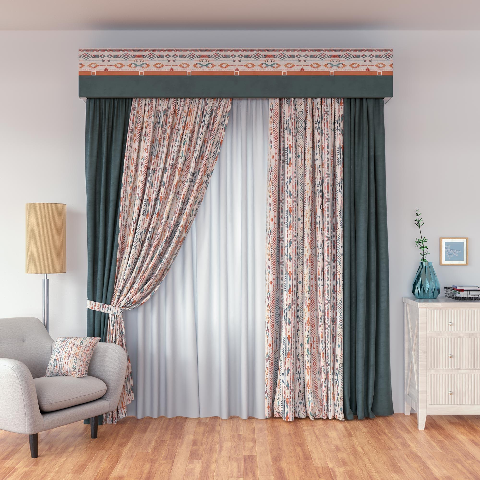 Pelmet Curtain P21 - Karen Fabrics