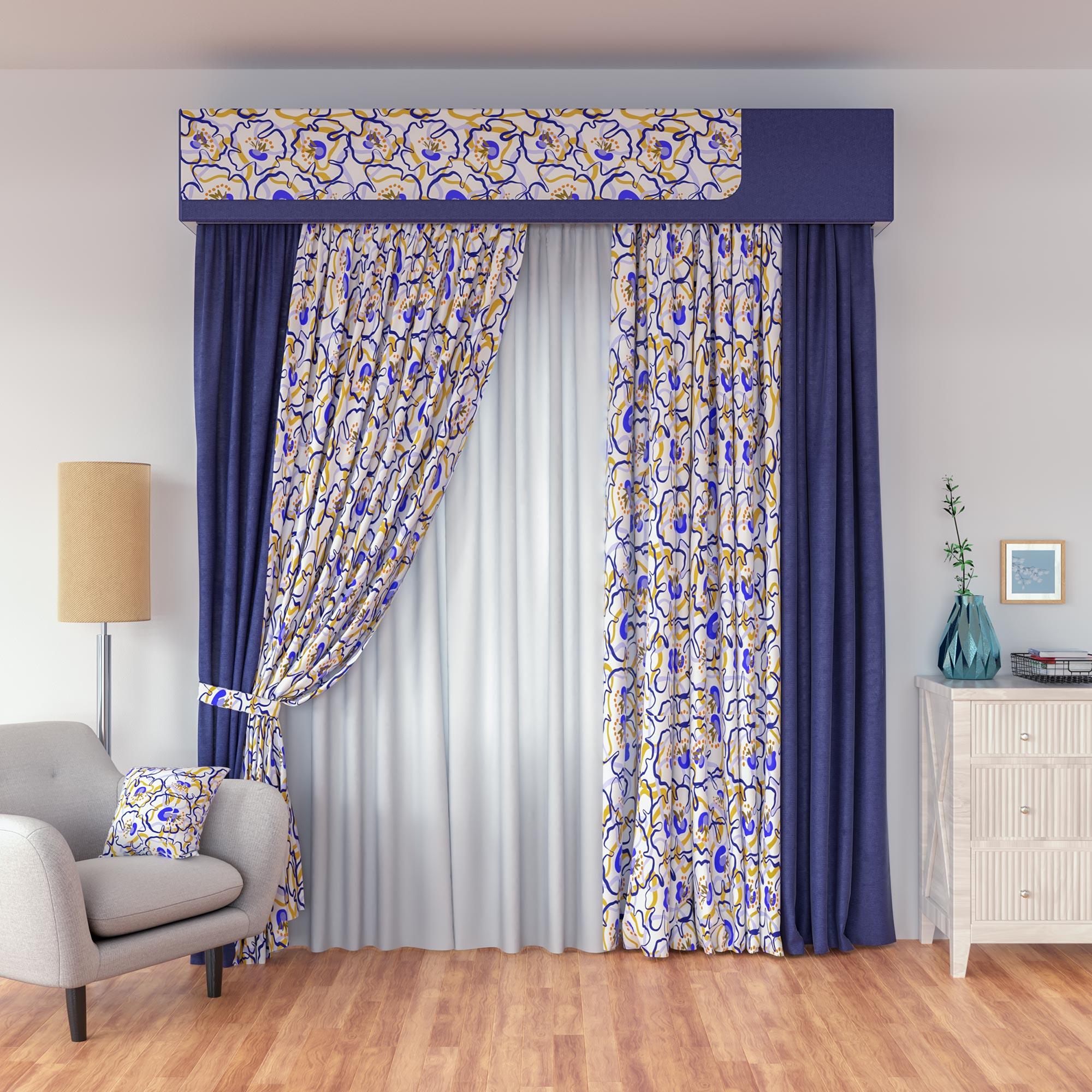 Pelmet Curtain P22 - Karen Fabrics